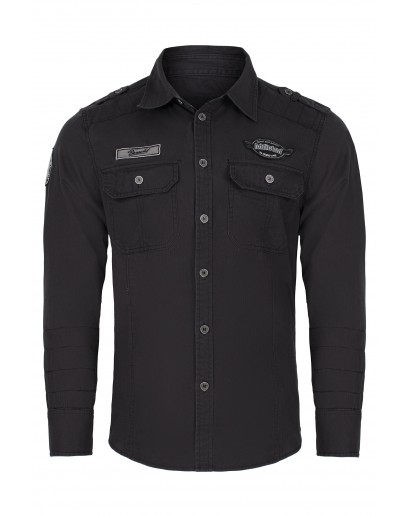 Koszula Brandit Luis Vintageshirt black