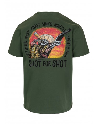 Koszulka Pitbull Shot For Shot 170 sage green