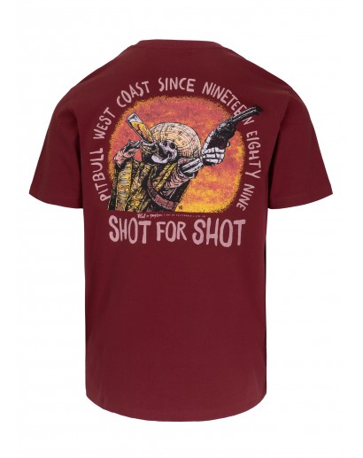 Koszulka Pitbull Shot For Shot 170 burgundy