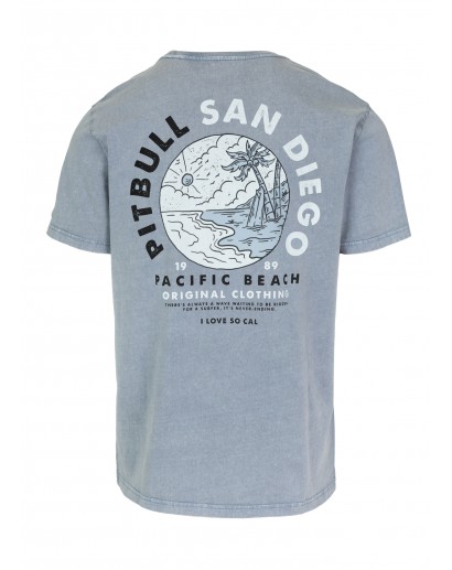 Koszulka Pitbull Planet Surf Washed 190 blue