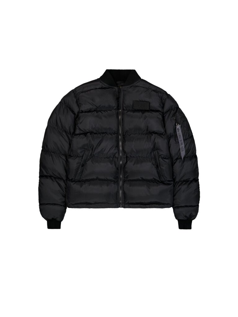 Kurtka Alpha Industries MA-1 Puffer Back Embroidery Logo black M